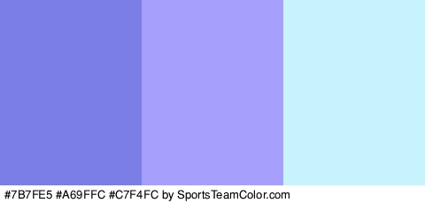 #7B7FE5 #A69FFC #C7F4FC Colors