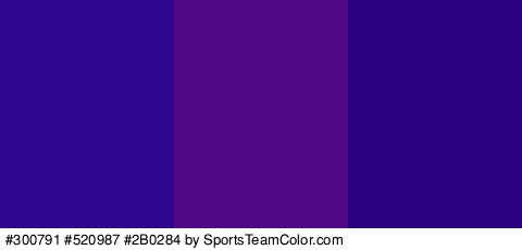 #300791 #520987 #2B0284 Colors