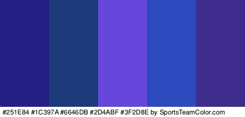 #251E84 #1C397A #6646DB #2D4ABF #3F2D8E Colors