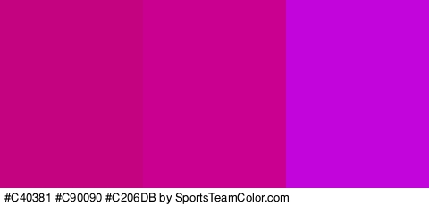 #C40381 #C90090 #C206DB Colors