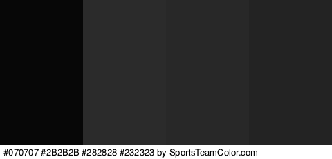 #070707 #2B2B2B #282828 #232323 Colors