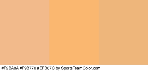 #F2BA8A #F9B770 #EFB67C Colors