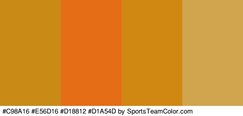 #C98A16 #E56D16 #D18812 #D1A54D Colors