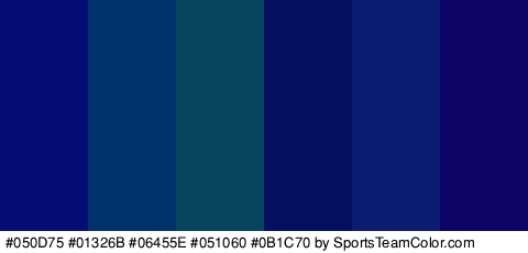 #050D75 #01326B #06455E #051060 #0B1C70 #0C0466 Colors