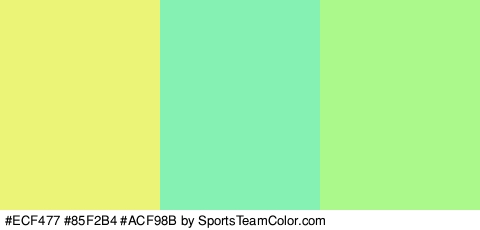 #ECF477 #85F2B4 #ACF98B Colors