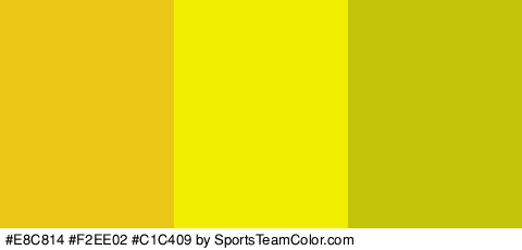 #E8C814 #F2EE02 #C1C409 Colors