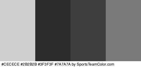 #CECECE #2B2B2B #3F3F3F #7A7A7A Colors