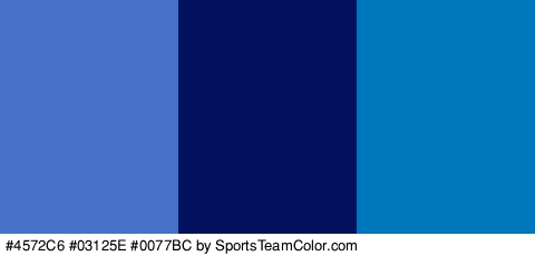 #4572C6 #03125E #0077BC Colors