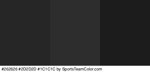 #262626 #2D2D2D #1C1C1C Colors