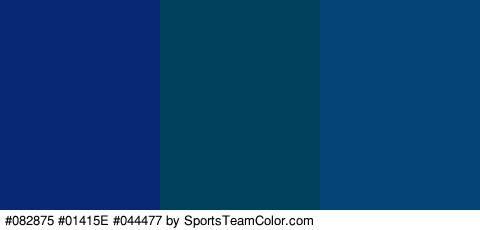 #082875 #01415E #044477 Colors