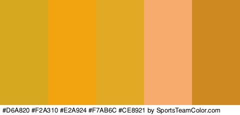 #D6A820 #F2A310 #E2A924 #F7AB6C #CE8921 Colors