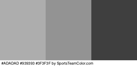 #ADADAD #939393 #3F3F3F Colors