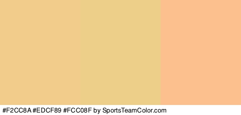 #F2CC8A #EDCF89 #FCC08F Colors