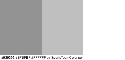 #939393 #BFBFBF #FFFFFF Colors