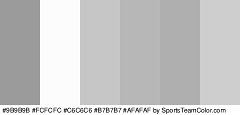 #9B9B9B #FCFCFC #C6C6C6 #B7B7B7 #AFAFAF #CECECE Colors