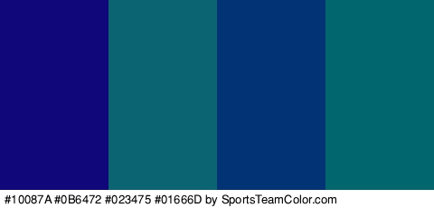 #10087A #0B6472 #023475 #01666D Colors