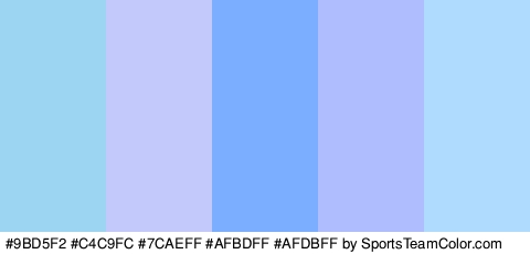 #9BD5F2 #C4C9FC #7CAEFF #AFBDFF #AFDBFF Colors