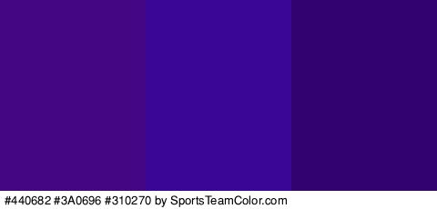 #440682 #3A0696 #310270 Colors