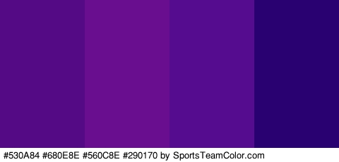 #530A84 #680E8E #560C8E #290170 Colors