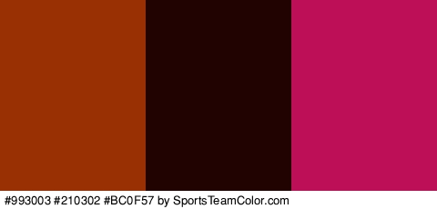 #993003 #210302 #BC0F57 Colors