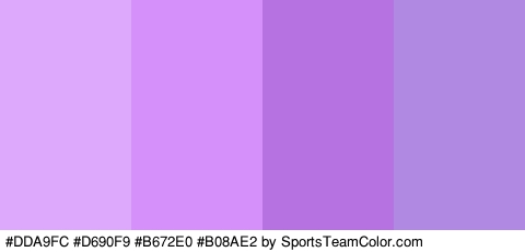 #DDA9FC #D690F9 #B672E0 #B08AE2 Colors