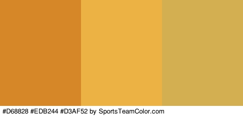 #D68828 #EDB244 #D3AF52 Colors