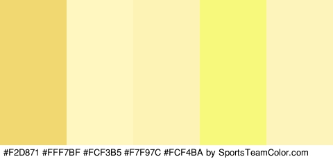 #F2D871 #FFF7BF #FCF3B5 #F7F97C #FCF4BA Colors