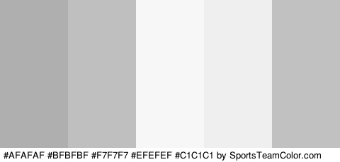 #AFAFAF #BFBFBF #F7F7F7 #EFEFEF #C1C1C1 Colors