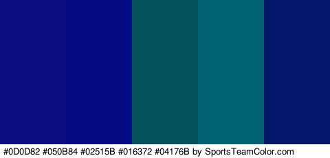 #0D0D82 #050B84 #02515B #016372 #04176B Colors