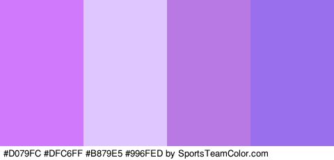 #D079FC #DFC6FF #B879E5 #996FED Colors