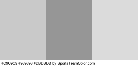 #C9C9C9 #969696 #DBDBDB Colors