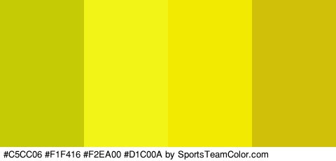 #C5CC06 #F1F416 #F2EA00 #D1C00A Colors