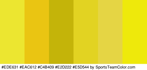 #EDE631 #EAC612 #C4B409 #E2D222 #E5D544 #EFE80B Colors