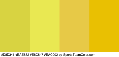 #D8D341 #EAE852 #E8C847 #EAC002 Colors