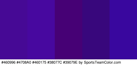 #460996 #4708A0 #460175 #38077C #39079E Colors