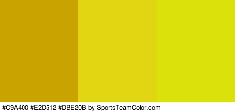 #C9A400 #E2D512 #DBE20B Colors