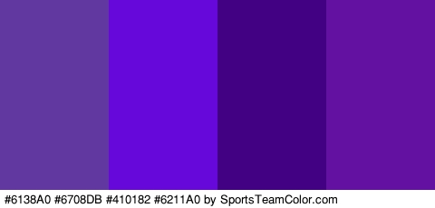 #6138A0 #6708DB #410182 #6211A0 Colors