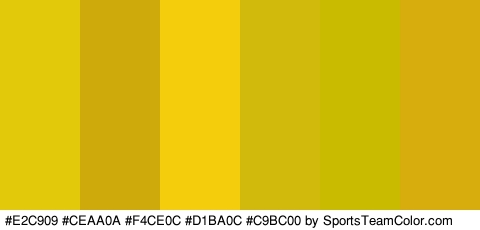 #E2C909 #CEAA0A #F4CE0C #D1BA0C #C9BC00 #D6AD0C Colors