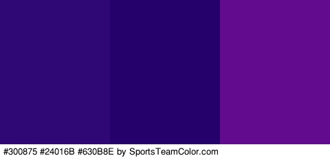 #300875 #24016B #630B8E Colors