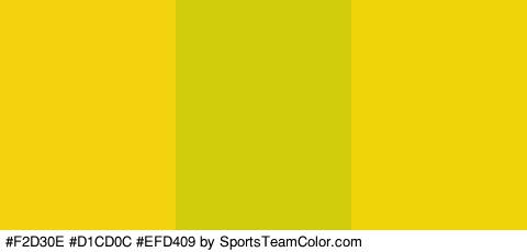 #F2D30E #D1CD0C #EFD409 Colors