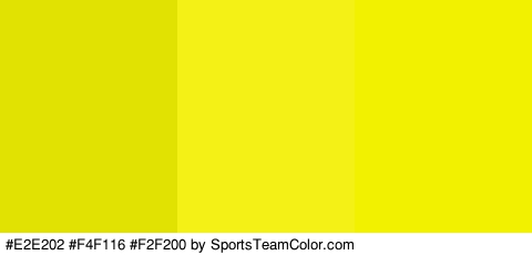 #E2E202 #F4F116 #F2F200 Colors