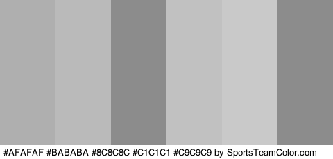 #AFAFAF #BABABA #8C8C8C #C1C1C1 #C9C9C9 #8C8C8C Colors