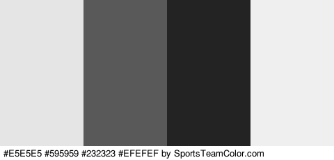 #E5E5E5 #595959 #232323 #EFEFEF Colors