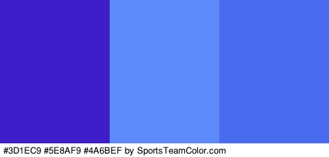 #3D1EC9 #5E8AF9 #4A6BEF Colors