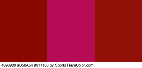 #890900 #B50A54 #911108 Colors