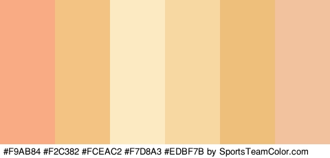 #F9AB84 #F2C382 #FCEAC2 #F7D8A3 #EDBF7B #F2C29F Colors