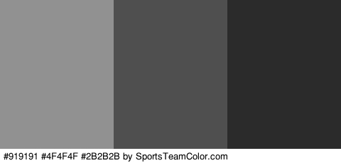 #919191 #4F4F4F #2B2B2B Colors