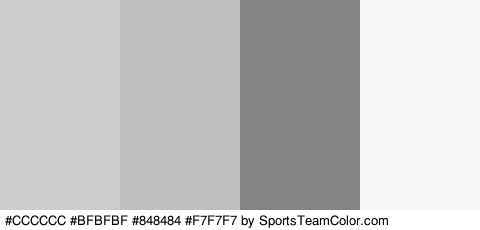 #CCCCCC #BFBFBF #848484 #F7F7F7 Colors