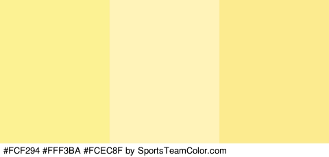 #FCF294 #FFF3BA #FCEC8F Colors