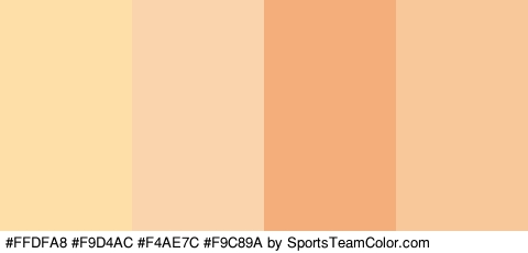 #FFDFA8 #F9D4AC #F4AE7C #F9C89A Colors